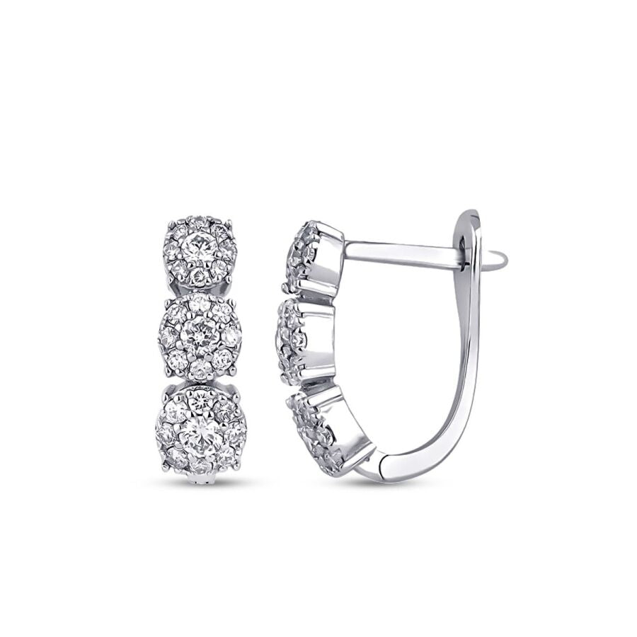 0.74 ct. Diamant Trend Ohrringe