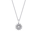 0,13 ct. Diamant Sonnen Halskette