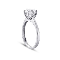 Gold Solitaire Ring