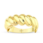 Gedrehter Ring aus Gold