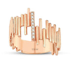 Trend-Ring aus Roségold