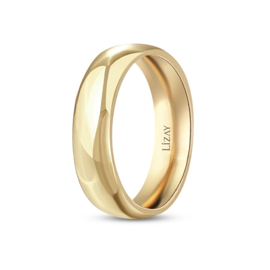 Klassischer Gold Ehering