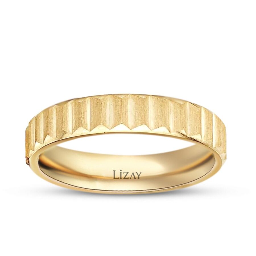 Klassischer Gold Ehering