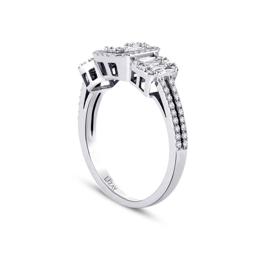 0.85 ct. Diamant Baguette Ring