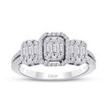 0,85 ct. Diamant Baguette Ring