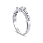 0,47 ct. Diamant Baguette Ring