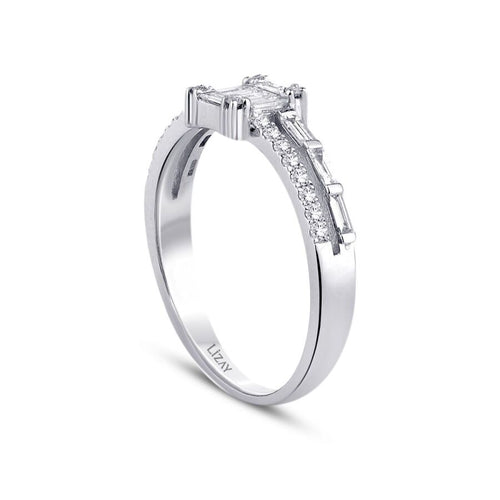 0,47 ct. Diamant Baguette Ring