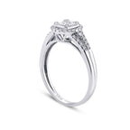 0,43 ct. Diamant Baguette Ring
