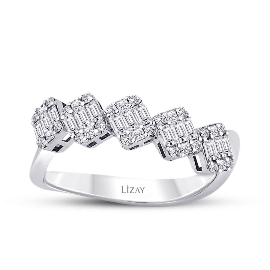 0.40 ct. Diamant Baguette Ring
