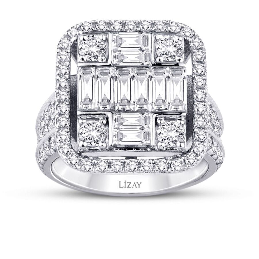 2,24 ct. Diamant Baguette Ring