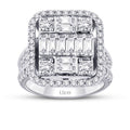 2,24 ct. Diamant Baguette Ring
