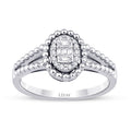 0,17 ct. Diamant Baguette Ring