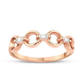 0,13 ct. Diamant Baguette Ring