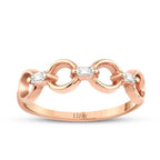 0,13 ct. Diamant Baguette Ring