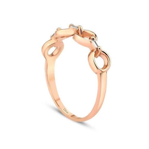 0,13 ct. Diamant Baguette Ring