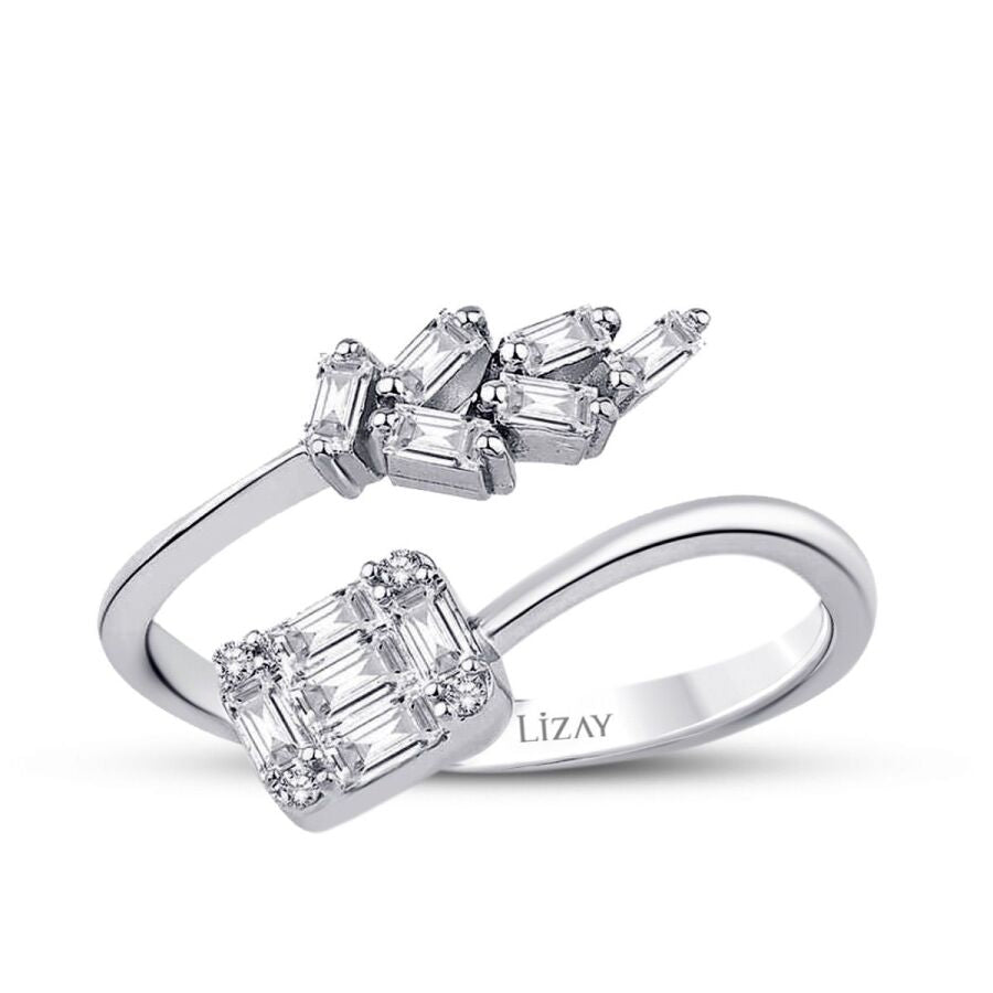 0.29 ct. Diamant Baguette Trend Ring