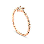 0,12 ct. Diamant Baguette Ring