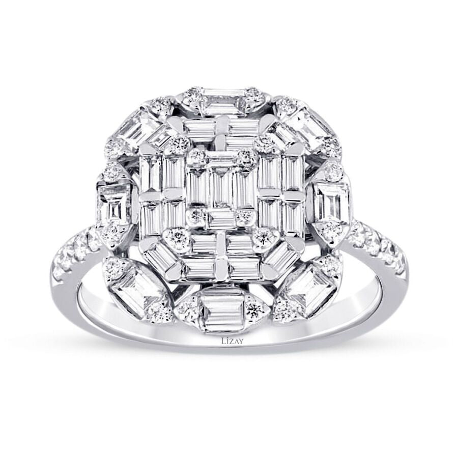 1.17 ct. Diamant Baguette Ring