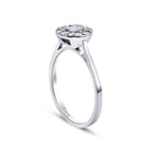 0,17 ct. Diamant Baguette Ring