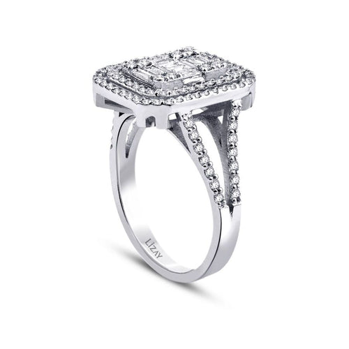 0,90 ct. Diamant Baguette Ring