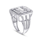 2,64 ct. Diamant Baguette Ring