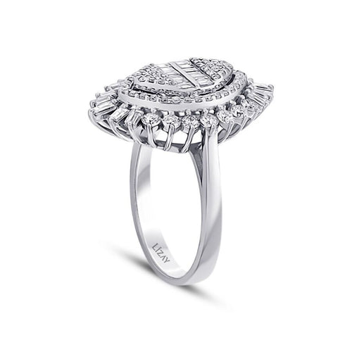 1.32 ct. Diamant Baguette Ring