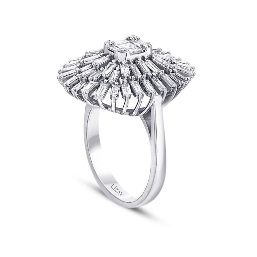 1,62 ct. Diamant Baguette Ring