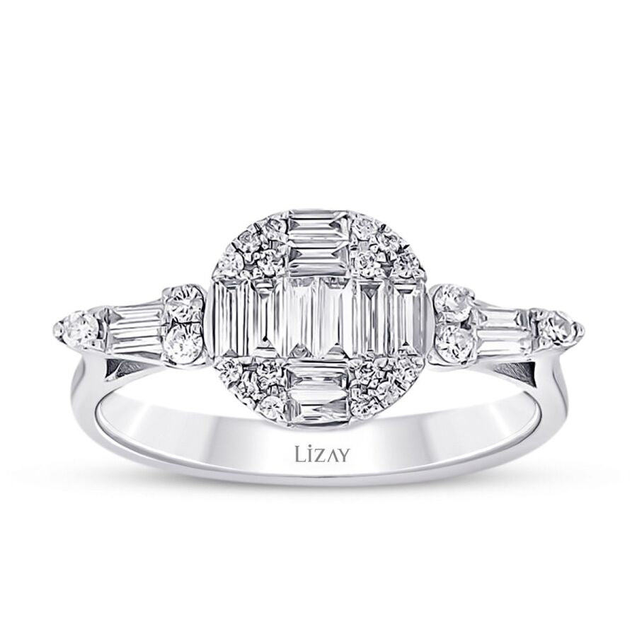 0.50 ct. Diamant Baguette Ring