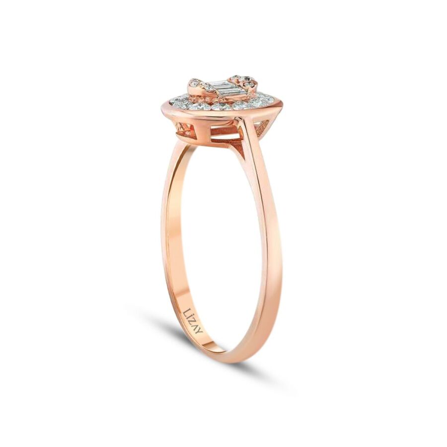 0,37 ct. Diamant Baguette Ring