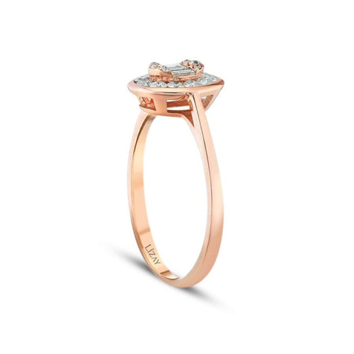 0.37 ct. Diamant Baguette Ring