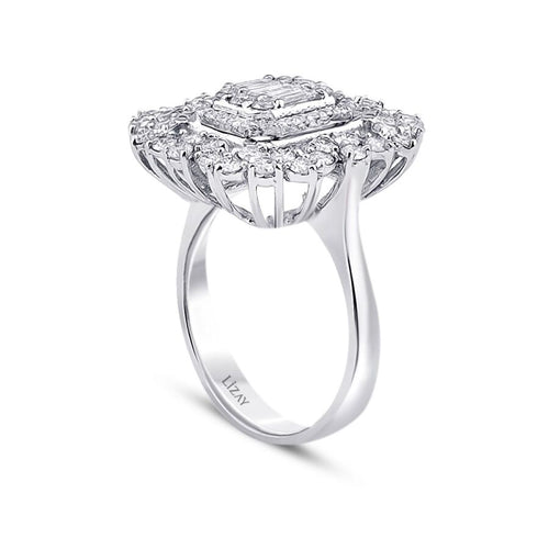 1.36 ct. Diamant Baguette Ring