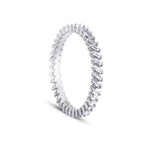 0,33 ct. Diamant Baguette Memoire-Ring