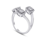 0,51 ct. Diamant Baguette Ring