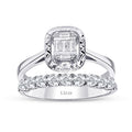 0,16 ct. Diamant Baguette Ring