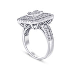 2,15 ct. Diamant Baguette Ring