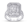 2,15 ct. Diamant Baguette Ring