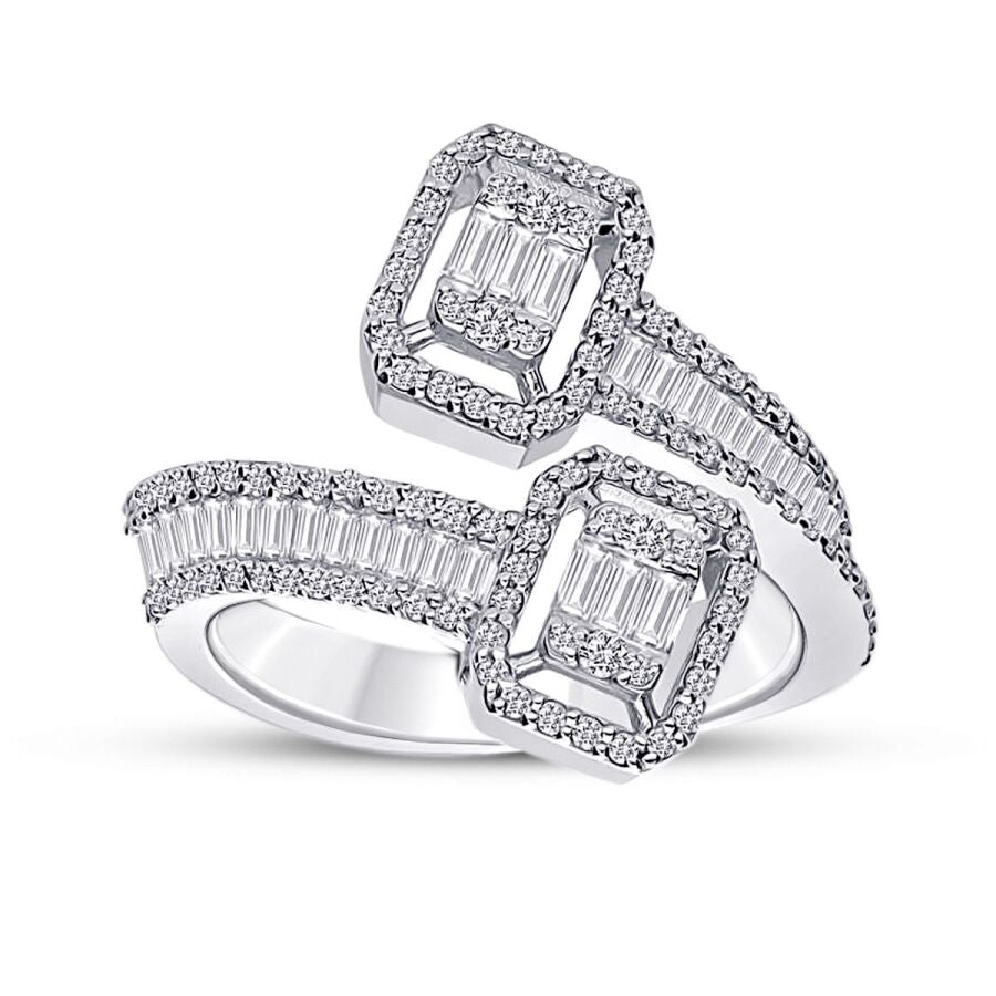 0.77 ct. Diamant Baguette Ring