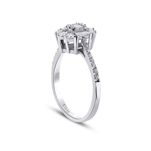 0.61 ct. Diamant Baguette Ring