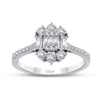 0,61 ct. Diamant Baguette Ring