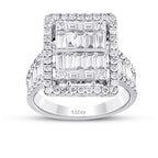 1,96 ct. Diamant Baguette Ring