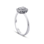 0,19 ct. Diamant Baguette Ring