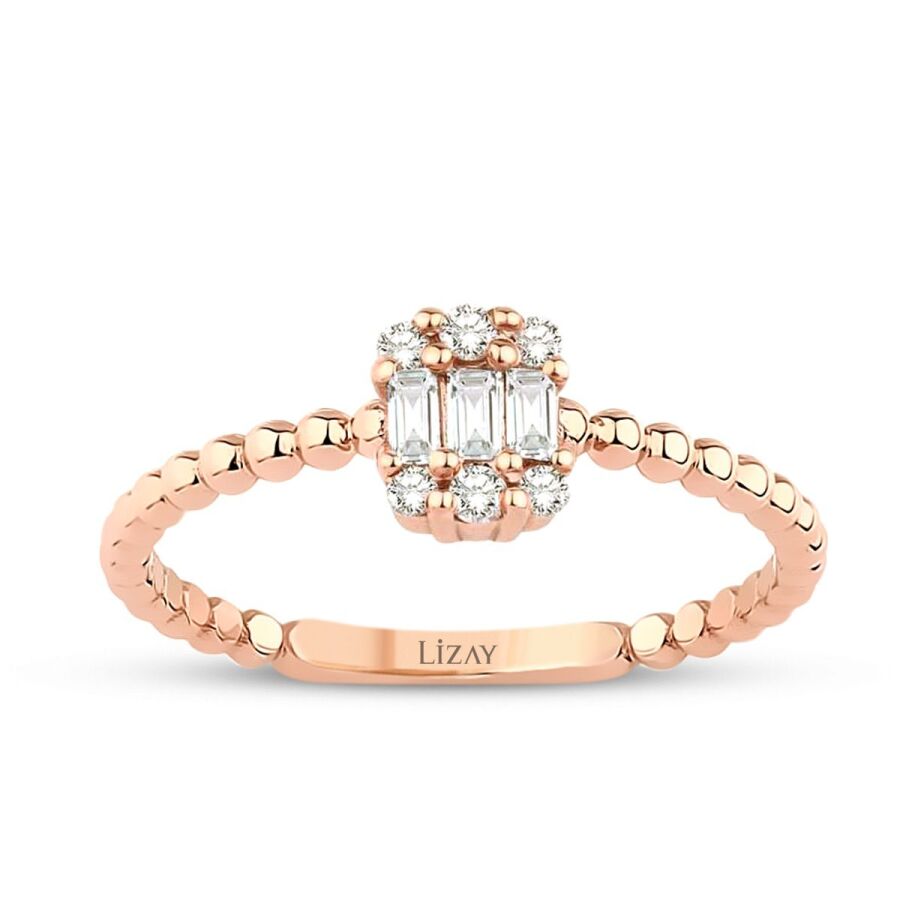 0.17 ct. Diamant Baguette Ring
