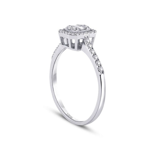 0.35 ct. Diamant Baguette Ring