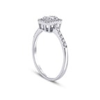 0,35 ct. Diamant Baguette Ring