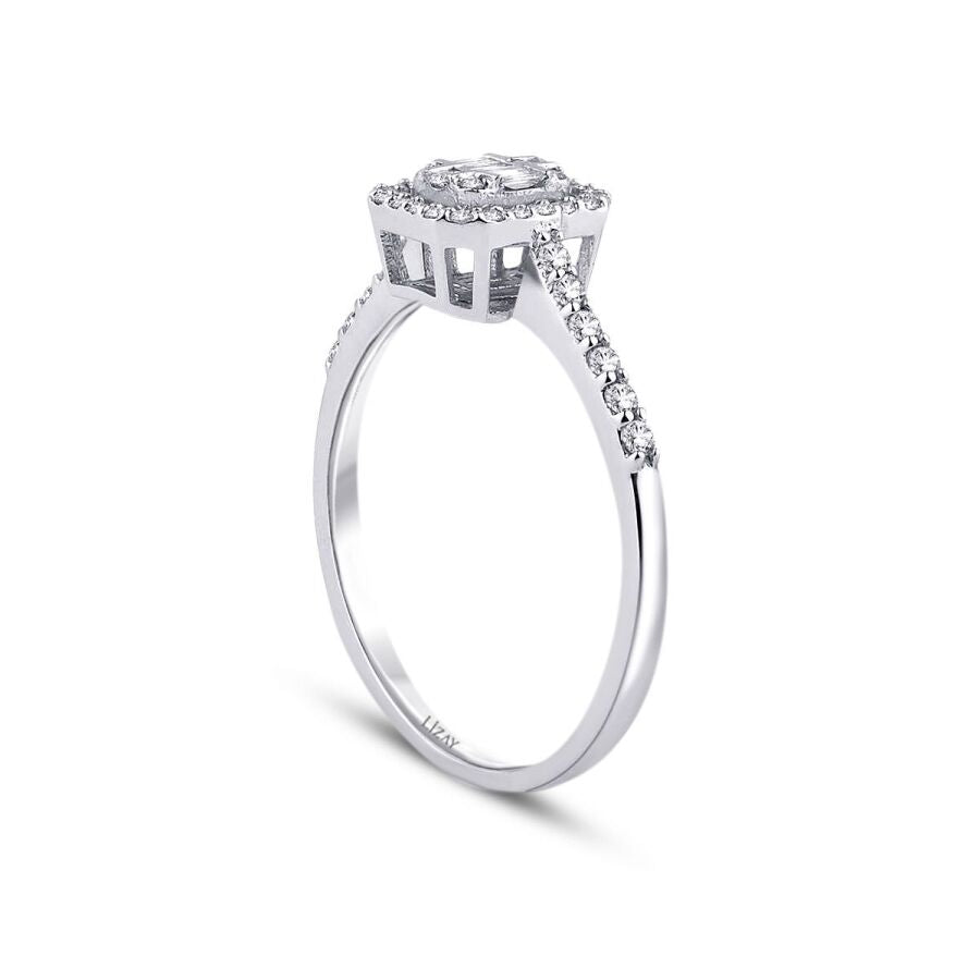 0,35 ct. Diamant Baguette Ring
