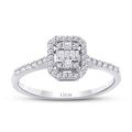 0,35 ct. Diamant Baguette Ring