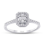 0,35 ct. Diamant Baguette Ring