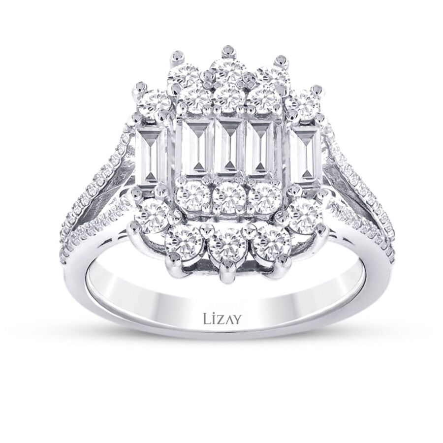 1,36 ct. Diamant Baguette Ring