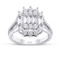 1,36 ct. Diamant Baguette Ring