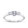 0,21 ct. Diamant Baguette Ring